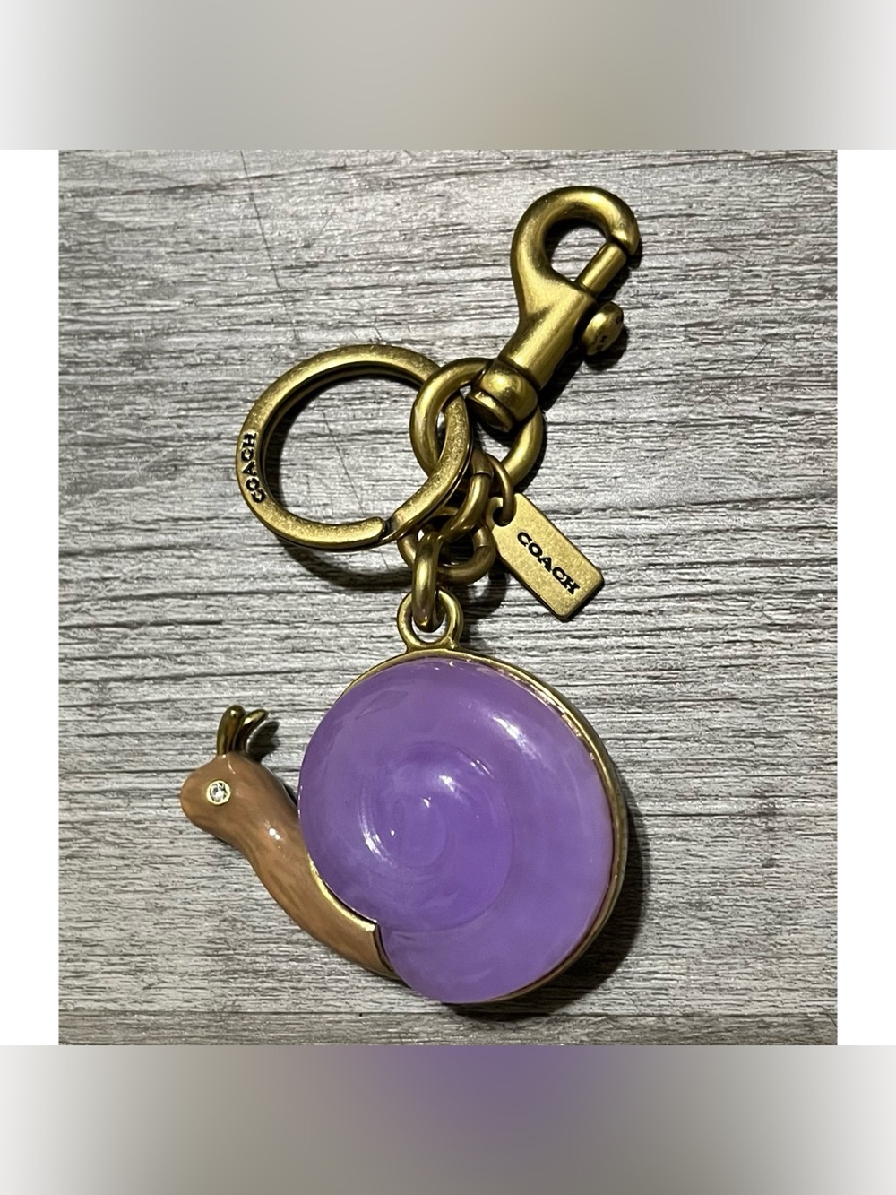 Coach Purple Snail Charm!